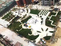 工程進(jìn)度播報 | 中庭園林實景呈現(xiàn)，地下車位初見雛形！